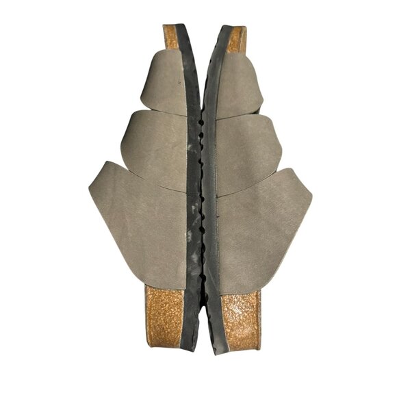 Birki's by Birkenstock Marseille Sandal In Stone Birko-Flor Narrow Fit, Size 38 - Picture 6 of 10